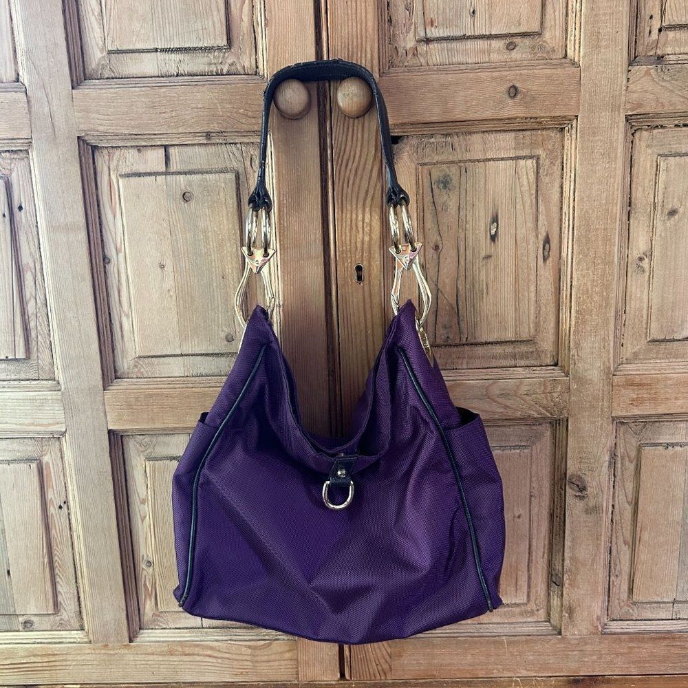 JPK Paris 75 Purple Shoulder‎ Bag - Flawed